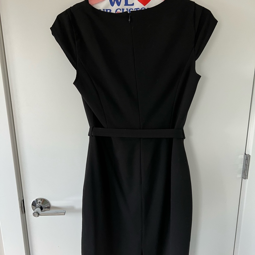 [Calvin Klein] black belted dress - Picture 4 of 4